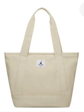 Jordan Flight CarryAll Canvas Tote Bag- Beige